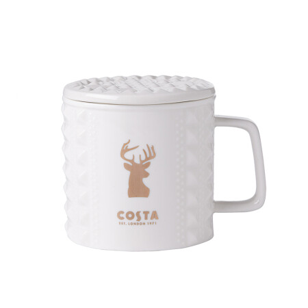 COSTA咖世家马克杯 创意陶瓷杯子情侣杯咖啡杯牛奶杯带盖办...
