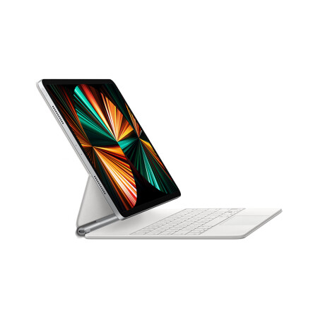 Apple Magic Keyboard 妙控键盘 适用于2022/2021年款 12.9英寸 iPad Pro (第六/五代) 白色