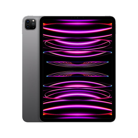 Apple iPad Pro 11英寸平板电脑(128G 5G版/M2芯片Liquid视网膜屏/MNYN3CH/A)2022年款 深空灰色