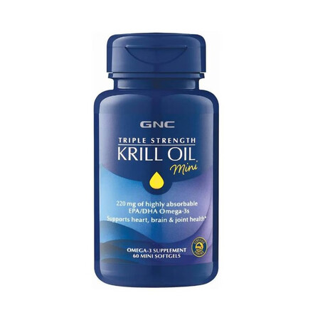 健安喜（GNC）三倍鱼油 omega-3 欧米茄-3软胶囊 ...