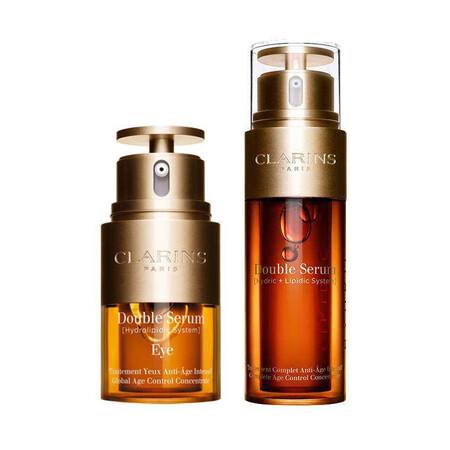 娇韵诗（Clarins） 黄金双萃礼盒（双萃精华50ml+双...