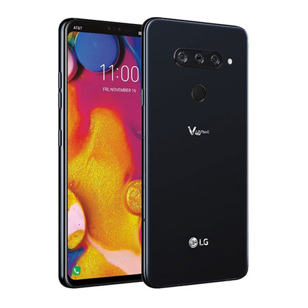 lg v40 高通845游戏旗舰手机 hifi全面2k屏通4g联通电信移动 v40 黑色