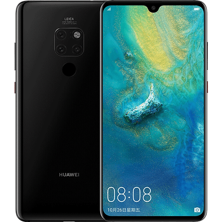 华为huawei华为mate20通4g手机亮黑色4g全网通6gb128gb
