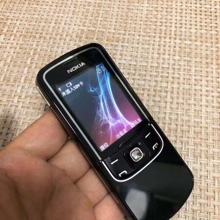诺基亚nokia8600luna下滑盖金属按键高端手机经典收藏备用手机黑色