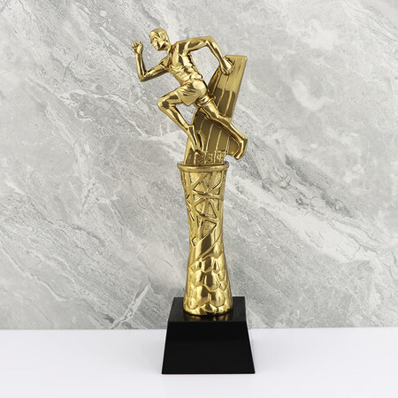 英友勇往直前跑步树脂奖杯定制体育比赛运动会马拉松长跑颁奖荣誉奖牌