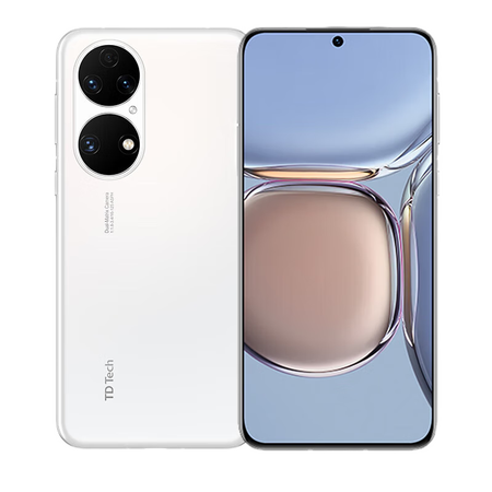 华为智选 鼎桥td tech p50 5g手机 雪域白 8 256gb 官方标配