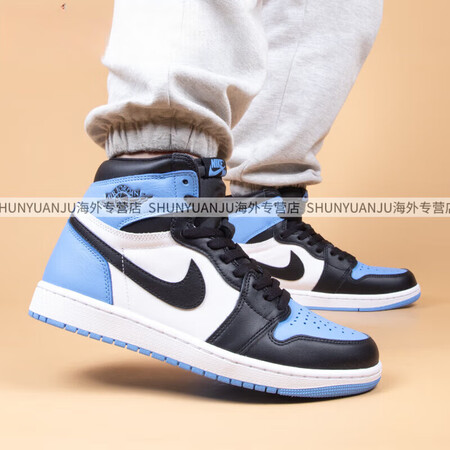 耐克（NIKE）Air Jordan 1 AJ1 北卡蓝 蓝...