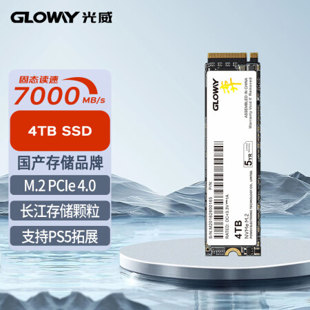 光威（Gloway）4TB SSD固态硬盘 M.2接口(NV...