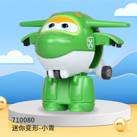 奥迪双钻（AULDEY）超级飞侠迷你变形机器人小青儿童玩具男...