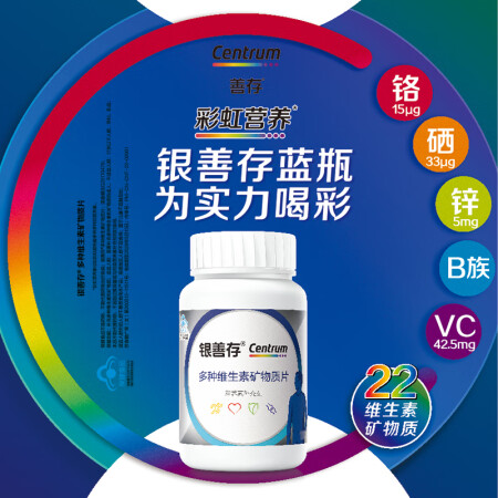 善存（CENTRUM）银善存多种复合维生素营养素矿物质片中老...