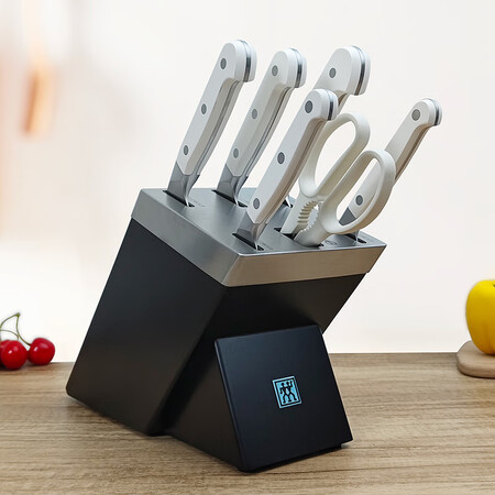 双立人（ZWILLING）Pro系列刀具套装自动磨刀厨师刀水...