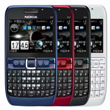 諾基亞(nokia)e63移動聯通全鍵盤直板按鍵學生備用戒網手機初高中生