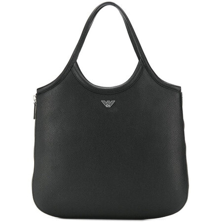 emporio armani奢侈品女包 徽标手提购物袋 浅蓝色 xxl