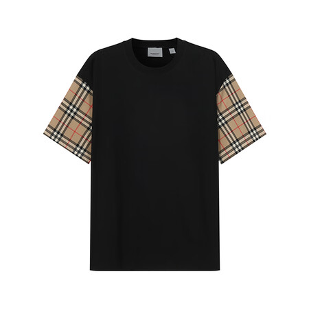 博柏利（BURBERRY）/女款棉质宽松版圆领短袖T恤/80...
