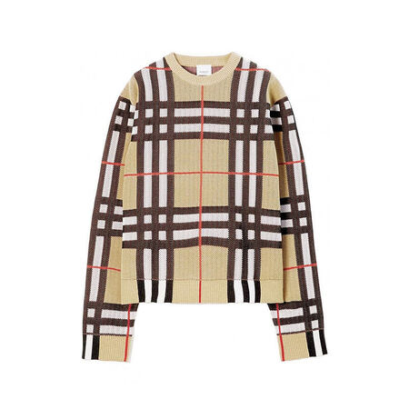 博柏利（BURBERRY） 卡其色男士针织衫/毛衣 8070...