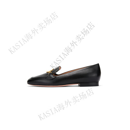 巴利（BALLY） 女士时尚简约黑色平底鞋乐福鞋 OBRIE...