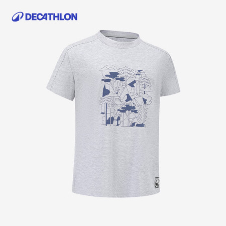 迪卡侬（DECATHLON）儿童短袖男童女童宝宝夏打底衫上衣...