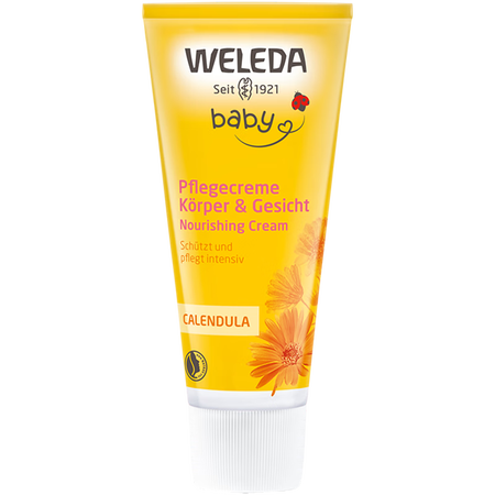 维蕾德（WELEDA）金盏花面霜润肤膏儿童婴儿宝宝面霜身体润...