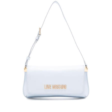 莫斯奇诺（MOSCHINO）女款聚氨酯肩包字母logo设计轻...