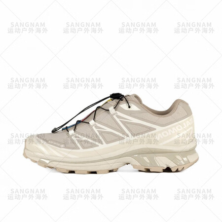 萨洛蒙（Salomon）xt-6 GTX米杏色户外运动休闲徒...