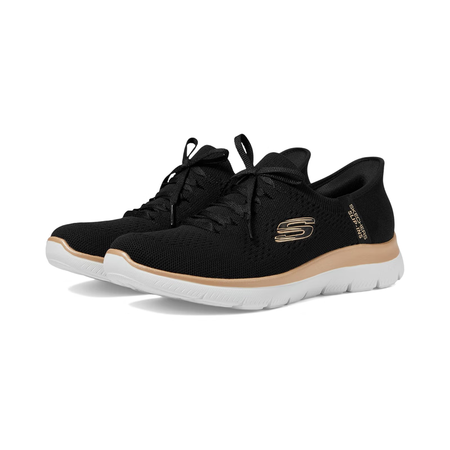 斯凯奇（Skechers）女式休闲板鞋透气轻便缓震防滑舒适鞋...