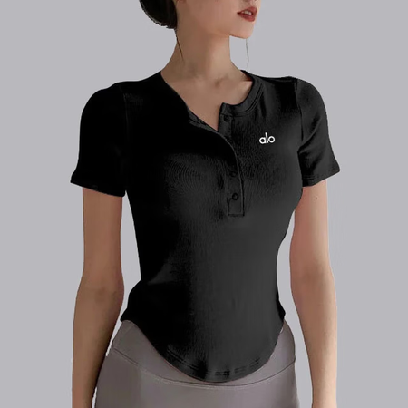 ALO YOGA新款瑜伽服女长袖上衣跑步运动健身普拉提训练服...