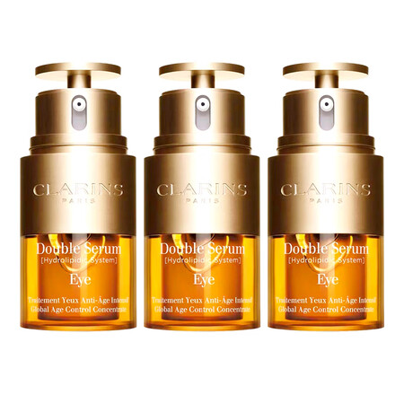 娇韵诗（CLARINS）双萃眼霜20ml 眼部保湿焕活提拉紧...