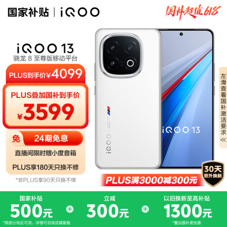 vivo iQOO 13 【国家补贴】16GB+512GB ...