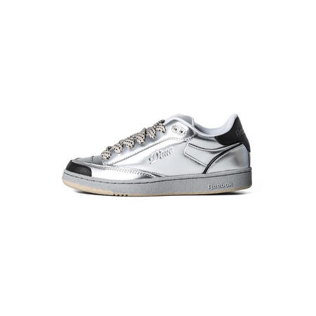 锐步（Reebok）银金属感休闲运动鞋男士厚实 laceup...