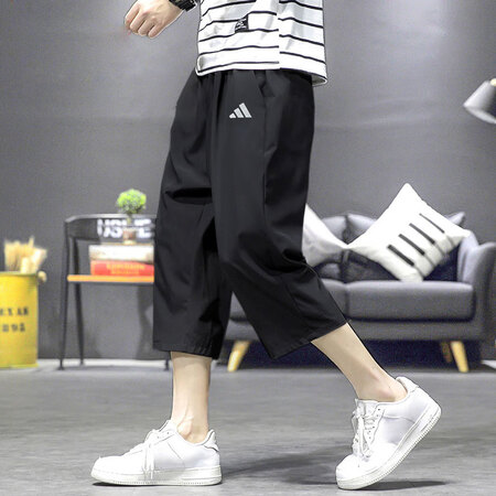 阿迪达斯 （adidas）中长裤男夏季新款透气男士夏凉裤休闲...