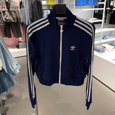 阿迪达斯 （adidas）三叶草经典简约复古三条纹运动休息夹...