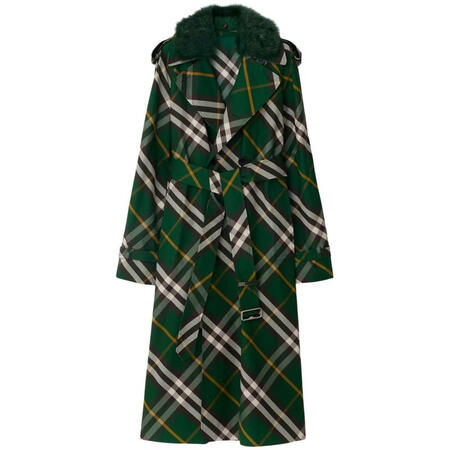 博柏利（BURBERRY） 新季品 奢侈品 女士 格纹棉料风...