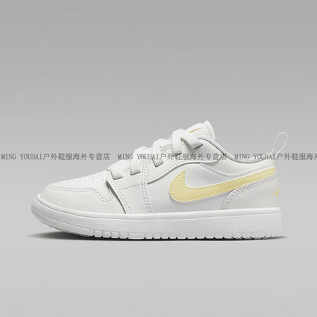 耐克（NIKE）童鞋Jordan1Low儿童魔术贴运动鞋女童...