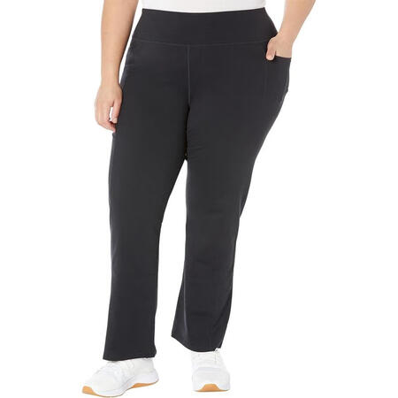 斯凯奇（Skechers）女式运动裤弹力腰头侧边口袋 ank...