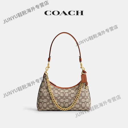 蔻驰（COACH）蔻驰女士经典标志JULIET25号单肩包老...
