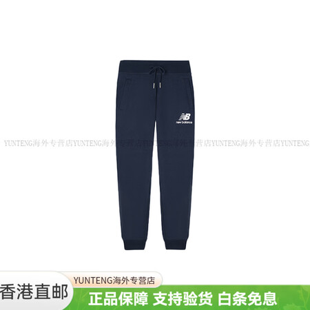 NEW BALANCE系绳裤腰logo休闲针织运动裤 女款 ...