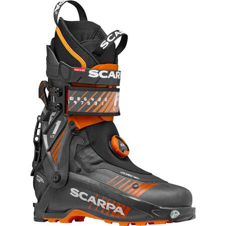 SCARPA女式滑雪鞋碳纤维橙色专业防滑保暖 Carbon ...