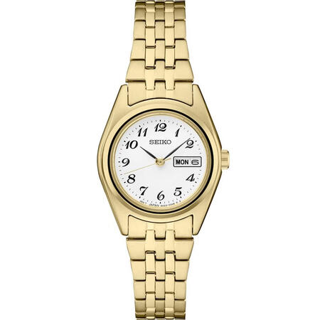 精工（SEIKO）SUR日韩表白盘金面M防水休闲腕表 图片色