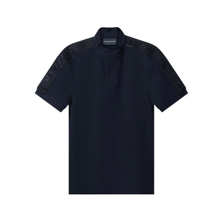 阿玛尼（ARMANI）EA男士Guru领短袖男装POLO衫字...