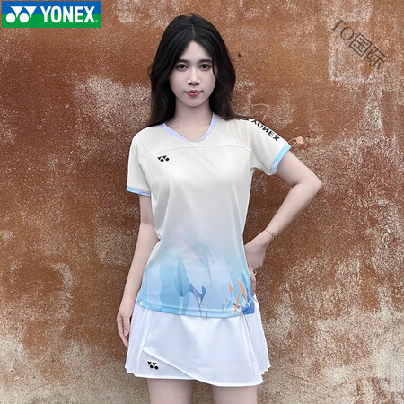 尤尼克斯（YONEX）新款羽毛球服男女速干运动上衣短袖110...