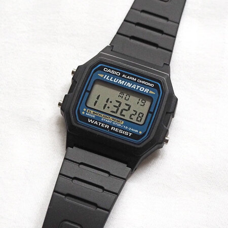 卡西欧（CASIO） FW手表防水带日历闹钟秒表复古电子小方...