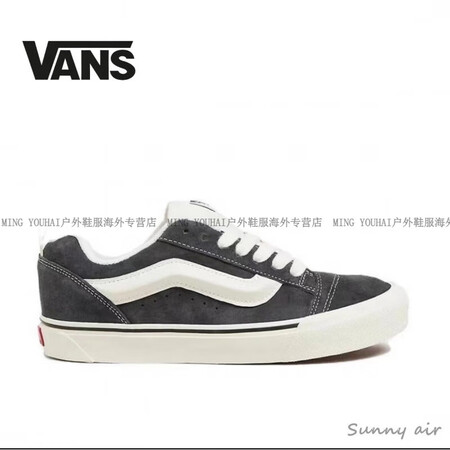 VANS原装进口Sunny现货 灰色KNU SKOOL低帮翻...