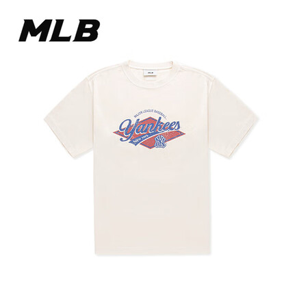 MLB【香港直邮】MLB短袖KARINA同款男女复古胶片T恤...