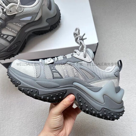 斐乐（FILA）新款鱼刺3代老爹鞋女鞋厚底增高休闲鞋运动鞋 ...