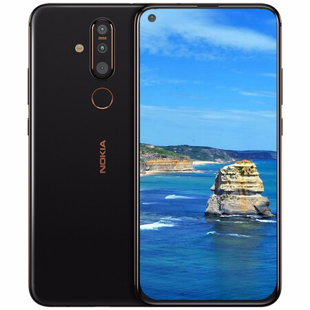 诺基亚nokiax71全网通版移动联通电信4g全面屏智能手机太空黑6gram64g