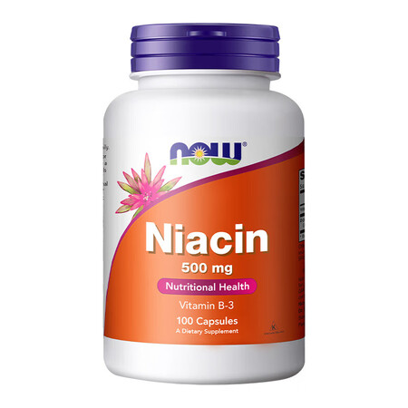 NOW 维生素B3烟酸胶囊 100粒