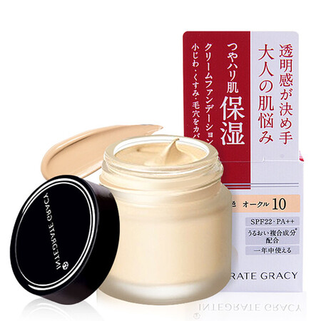 资生堂日本资生堂完美意境粉底液霜心机遮瑕保湿粉底霜 PO10...