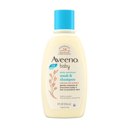 艾惟诺（Aveeno）婴儿洗浴二合一沐浴露 儿童燕麦无皂质洗...