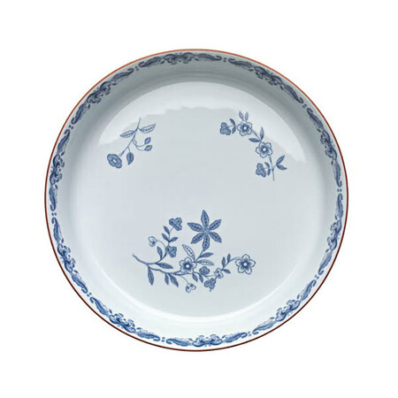 rorstrand ostindia 日冕光华系列青瓷釉花餐具餐盘 白底碎花瓷碟