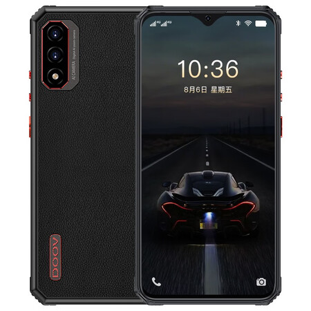 朵唯doovd12电霸三防智能长续航手机5800毫安大电池hms生态商务高端4g